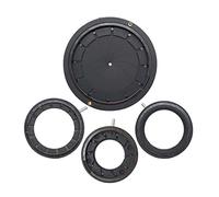 Microscope Accessories All Metal Zoom Optical Iris Diaphragm Aperture Condenser 1.5-17mm/25mm/36mm Amplifying Diameter for Microscope Camera Lens Durability And Reliable Performance(ID018 1.5-26mm)
