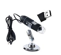 Microscope Accessories Dual Lens Biological HD Digital Cell Zoom Microscope 50-2000X 12MP 11LED For Science Universal (Color : USB Wire control)