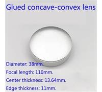 Microscope Accessories Glued Concave-Convex Lens Achromatic Diameter 26m 36Mm 38Mm Optical Glass Element Video Microscope Lens Durability And Reliable Performance(Glued Lens D38 F110)