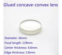 Microscope Accessories Glued Concave-Convex Lens Achromatic Diameter 26m 36Mm 38Mm Optical Glass Element Video Microscope Lens Durability And Reliable Performance(Glued Lens D26 F129)