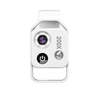 Microscope Accessories HD 200X Microscope Lens With Portable Clip Macro Lens LED Microscope Magnifier Durability And Reliable Performance(White With CPL)