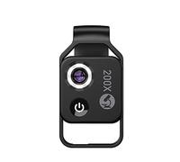 Microscope Accessories HD 200X Microscope Lens With Portable Clip Macro Lens LED Microscope Magnifier Durability And Reliable Performance(Black Without CPL)