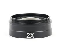 Microscope Accessories Kit 0.3X 0.35X 0.5X 0.75X 2X 1X Barlow Lens 42mm Mounting Thread Microscopio Camera Lens 10A 120X/180X/300X Lens Microscope Slides(2X)