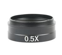 Microscope Accessories Kit 0.3X 0.35X 0.5X 0.75X 2X 1X Barlow Lens 42mm Mounting Thread Microscopio Camera Lens 10A 120X/180X/300X Lens Microscope Slides(0.5X 1X)