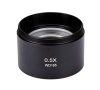 Microscope Accessories Kit 0.3X 0.5X 0.7X 0.75X 1X 1.5X 2X Barlow Lens Microscope Lens Objective Lens 48mm Microscope Slides(0.5X)