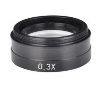 Microscope Accessories Kit 0.5X / 2.0X / 0.3X Barlow Auxiliary Lens For XDC-10A 180X 300X C-MOUNT Lens Microscope Camera Microscope Slides(0.3X add 2.0X)