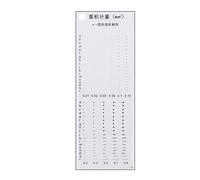 Microscope Accessories Kit 10 PCS Transparent Film Gauge Point Calibration Ruler For Measure Inner/Outer Diameter R Angle Calculation Microscope Slides(With protective film)
