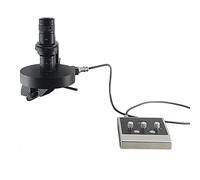Microscope Accessories Kit 2_D 3_D 0.6X-5X Industrial Stereoscopic Stereo 200X C mount Zoom Lens with 208/pcs LED Ring Light For Video Microscope Camera Microscope Slides(Automatic)