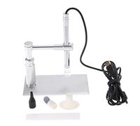 Microscope Accessories Kit 2MP USB Digital Microscope 500x 8 LED Camera Stand Microscopy 8 LED Control Wheel Adjust Microscope Slides