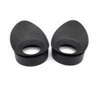 Microscope Accessories Kit 2pcs 40mm 39-42mm Rubber Eyepiece Telescope Binocular Biological Microsocpe Microscope Slides