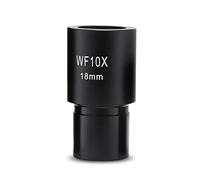 Microscope Accessories Kit 2PCS Biological Microscope Eyepieces, WF5X 10X 15X 16X 20X 25X 30X Wide-angle Eyepiece, Mounting Size 23.2mm Microscope Slides(WF10X-18mm)