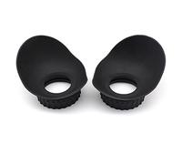 Microscope Accessories Kit 2pcs Soft Rubber Eyepiece Eye Guards Inner Diameter 34-56 mm Eye Shield for Microscope Binoculars Telescopes Eye Cups Eye Cover Microscope Slides(Type 2)
