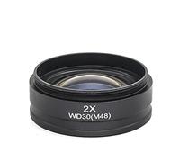 Microscope Accessories Kit 2X Stereo Microscope Mounting Thread 42mm 48mm 50mm 52mm X 0.75mm Working Distance 30 Mm Microscope Slides(Mounting Thread 48mm)