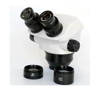 Microscope Accessories Kit 3.5X-100X 0.5X 2.0X Binocular Stereo Microscope Head WF10X/22mm Eyepiece Large Field Of View Microscope Slides(3.5X-100X 0.5X 2.0X)