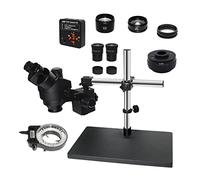 Microscope Accessories Kit 38MP Digital USB 3.5X-90X Simul-Focal Trinocular Stereo Microscope Video Camera Industry Microscopio for Soldering Repair Tool (38mp 0.5x C Mount)