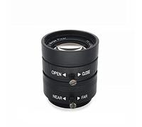 Microscope Accessories Kit 3MP H_D 4-25mm Industrial Microscope Camera Lens CS Mount Manual Aperture Fixed Focus CCTV Lens Microscope Slides(25mm)