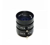 Microscope Accessories Kit 3MP H_D 4-25mm Industrial Microscope Camera Lens CS Mount Manual Aperture Fixed Focus CCTV Lens Microscope Slides(4mm)