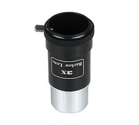 Microscope Accessories Kit 3X Barlow Lens Plastic For 1.25" Astronomical Telescope Eyepiece Microscope Slides