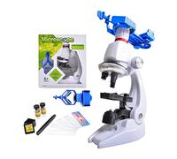 Microscope Accessories Kit 450X / 1200X Kids Home And School Biological Microscope Scientific Experiment Tool Microscope Slides(1200X with Mount)