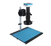 Microscope Accessories Kit 48MP 4K USB HDMI Digital Video Monocular Microscope Camera Continus Zoom 130X 180X C-Mount lens For Soldering Phone Repair Tools Microscope Slides(C 180X set)