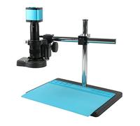 Microscope Accessories Kit 4K 2K 1080P 48MP Electronic Video HDMI USB Microscope Camera 100X 130X 200X 180X 300X 500X C-Mount Lens Microscope Slides(A,100X)