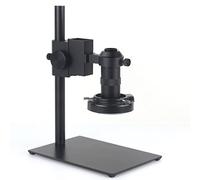 Microscope Accessories Kit 4K 48MP HDMI USB Industrial Digital Video Microscope Camera Monocular 130X Zoom C-Mount Lens Microscope Slides(C suit)