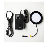 Microscope Accessories Kit 50-75mm Stereo Biological Microscope Bottom Light Lamp LED Backlight Illuminator Source 90V-240V Microscope Slides(70mm)