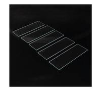 Microscope Accessories Kit 5Pcs 1mm Thickness Cavity Coverslips Concave Microscope Slides Reusable Sample Cover Microscope Slides