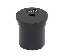 Microscope Accessories Kit 5X 10X 12.5X 16X Eyepiece Ocular for XSP Series Simple Biological Microscope Optical Lens H5 H10 H12.5 H16 Mount 23.2mm Microscope Slides(12.5X)