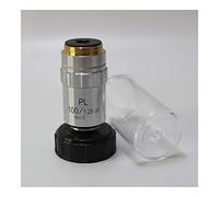 Microscope Accessories Kit 5X 10X 40X 60X 80X 100X Long Working Distance Plan Achromatic Objective Lens for Metallographic Microscope Microscope Slides(100X OIL)