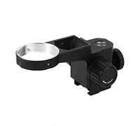 Microscope Accessories Kit 76mm Diameter Adjustable Zoom Stere Microscopes Focusing Holder Focusing Bracket Microscope Slides(25mm-black)