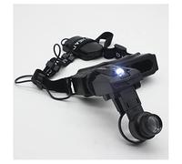 Microscope Accessories Kit 8pcs Plastic Lenses Wearing Glasses Type Headband Magnifier Repair Illumination With LED Lamp Microscope Slides