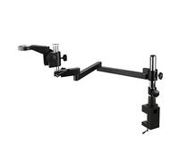 Microscope Accessories Kit Extension Type Adjustable Direction Articulating Clamp Holder Bracket Arm 50mm 76mm Focusing Stereo Trinocular Microscopio Stand Microscope Slides(50mm)