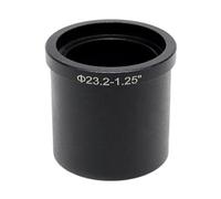 Microscope Accessories Kit Eyepiece Adapter Ring 23.2mm To 30mm 30.5mm 1.25 Inch USB Camera To Stereo Microscope Telescope Accessories Microscope Slides(23.2mm to 1.25 inch)