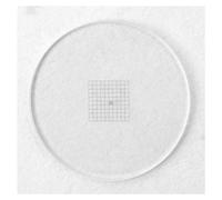 Microscope Accessories Kit Micrometer Diameter 26mm Calibration Board Optical Ruler Microscope Microscope Slides(MS-1-HU8)