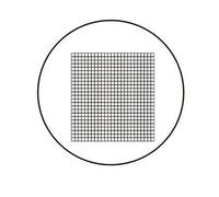 Microscope Accessories Kit Micrometer Diameter 26mm Calibration Scale Board Optical Glass Cross Ruler Horizontal Ruler Microscope Microscope Slides(MS-1-P)
