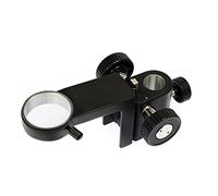 Microscope Accessories Kit Microscope Arms 50mm 25mm Adjustable Zoom Focus Bracket Single Cylinder Digital Microscope Focus support Holder for industrial camera XDC-10A Microscope Slides