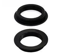 Microscope Accessories Kit Microscope Camera Adapters CS C-RMS/RMS-C Adapter Ring C to RMS Mounting Thread Ring Adapter All Metal RMS to C-mount for USB Camera Objective Lens Microscope Slides(Outer C