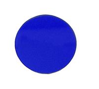 Microscope Accessories Kit Optical Filter Diameter 32mm Transparent Red Green Blue Frosted White Yellow Optical Glass for Biological Microscope Microscope Slides(Blue)