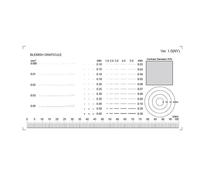 Microscope Accessories Kit Point Gauge Measuring Tool LG Microscope Stain Card Micrometer Calibrator Magnifier Microscope Slides(105x55mm)