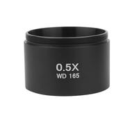 Microscope Accessories Kit WD165 0.3X 0.5X 0.7X 1X 1.5X 2.0X Auxiliary Barlow Lens Thread M48mm For Zoom Stereo Binocular Microscope Microscope Slides(0.5X)