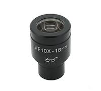 Microscope Accessories Kit WF10X Biological Microscope High Eye Point Wide Angle Eyepiece Field of View 18mm Mounting Size 23.2mm Microscope Slides