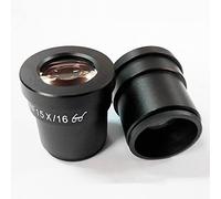 Microscope Accessories Kit Wide Angle High Eye-piont Eyepiece Optical Lens for Stereo Microscope 30 mm or 30.5 mm Mounting Diameter WF10X WF15X WF20X WF25X Microscope Slides(WF15X-16-30mm)