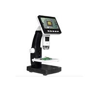 Microscope Accessories Kit with 1000X LED Illuminated Digital Microscope, 3.5 Inch LCD Screen, 1080P HD, Liftable Stage and Measuring Software
