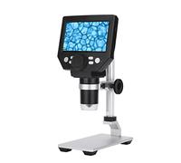 Microscope Accessories Microscope 4.3 Inch Large Base LCD Display 8MP 1-1000X Continuous Amplification Magnifier Durability And Reliable Performance(Metal)
