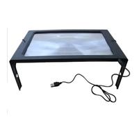 Microscope Accessories Table Standing USB Reading Magnifier 2.5X Neck Lanyard Illuminated Magnifying Glass 12 LED Lights Foldable A4 Size Durability And Reliable Performance