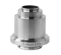 Microscope Accessories Trinocular Microscope C Mount Adaptor 0.35x 0.5x 0.7x 0.8x 1x 1.2x C Mount Camera Adapter Durability And Reliable Performance(0.8X)