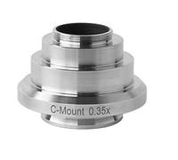 Microscope Accessories Trinocular Microscope C Mount Adaptor 0.35x 0.5x 0.7x 0.8x 1x 1.2x C Mount Camera Adapter Durability And Reliable Performance(0.35X)