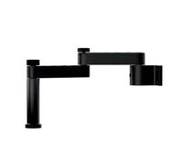 Microscope Arm Metal General Telescopic Foldable 360 Degree Stand Simple Installs for Multifunction Viewing & Space Saving Adjustable Microscope Mount