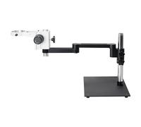 Microscope Articulating Arm Stand, 360° Swing Arm Metal Bracket with 320mm Vertical Pillar, 220-400mm Wingspan, Supports 5-6KG Capacity, Lab Equipment